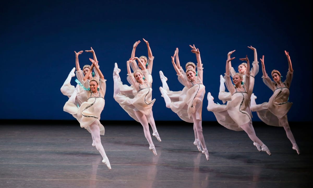 NYCB dancers in "Schezo a la Russe" photo © Paul Kolnik